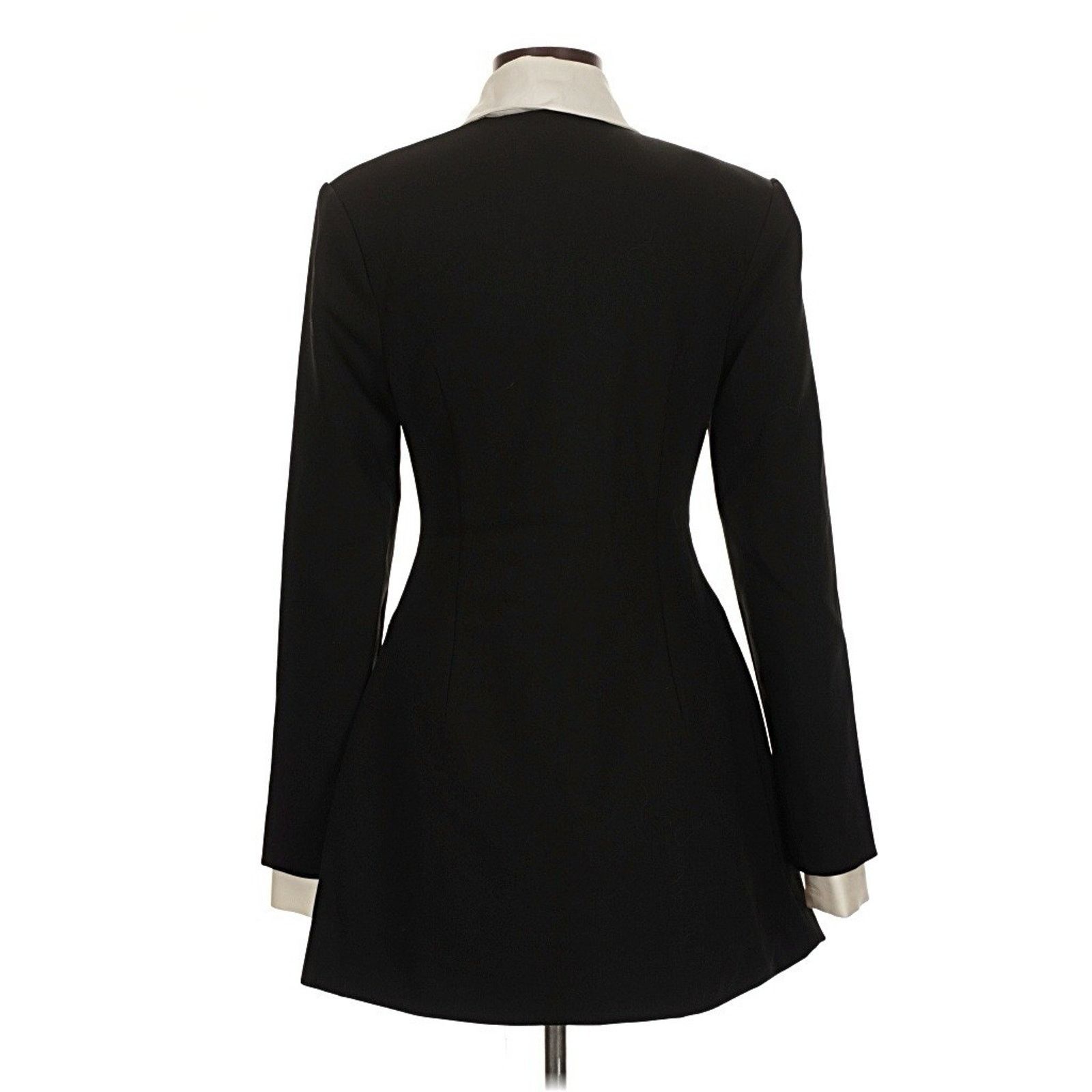 Other Meshki Gretchen Suiting Mini Dress Black White Collared M Size M / US 6-8 / IT 42-44 - 4 Thumbnail