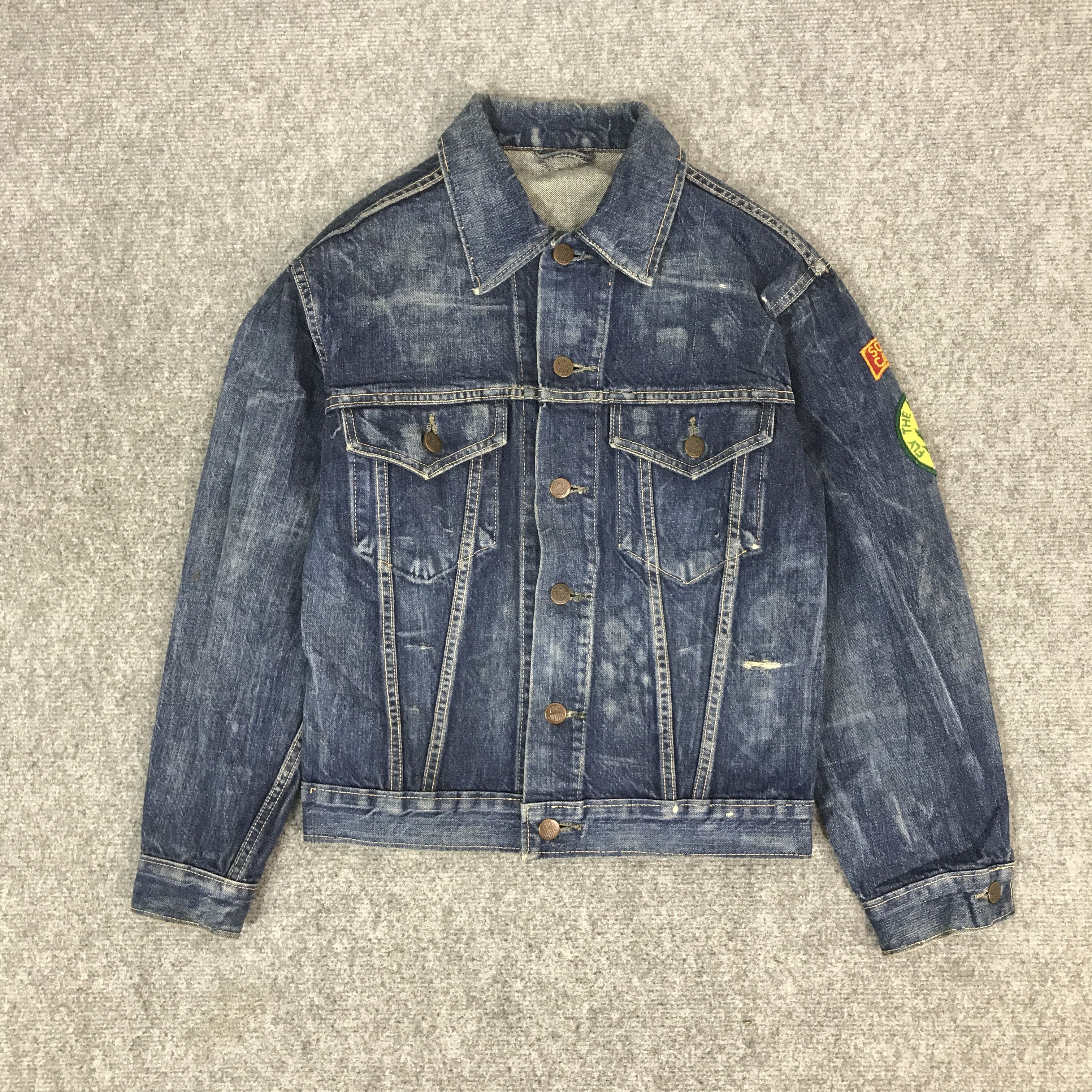 Big John BIG JOHN SOUTHERN CALIFORNIA DENIM TRACKER JACKET Size US L / EU 52-54 / 3 - 1 Thumbnail