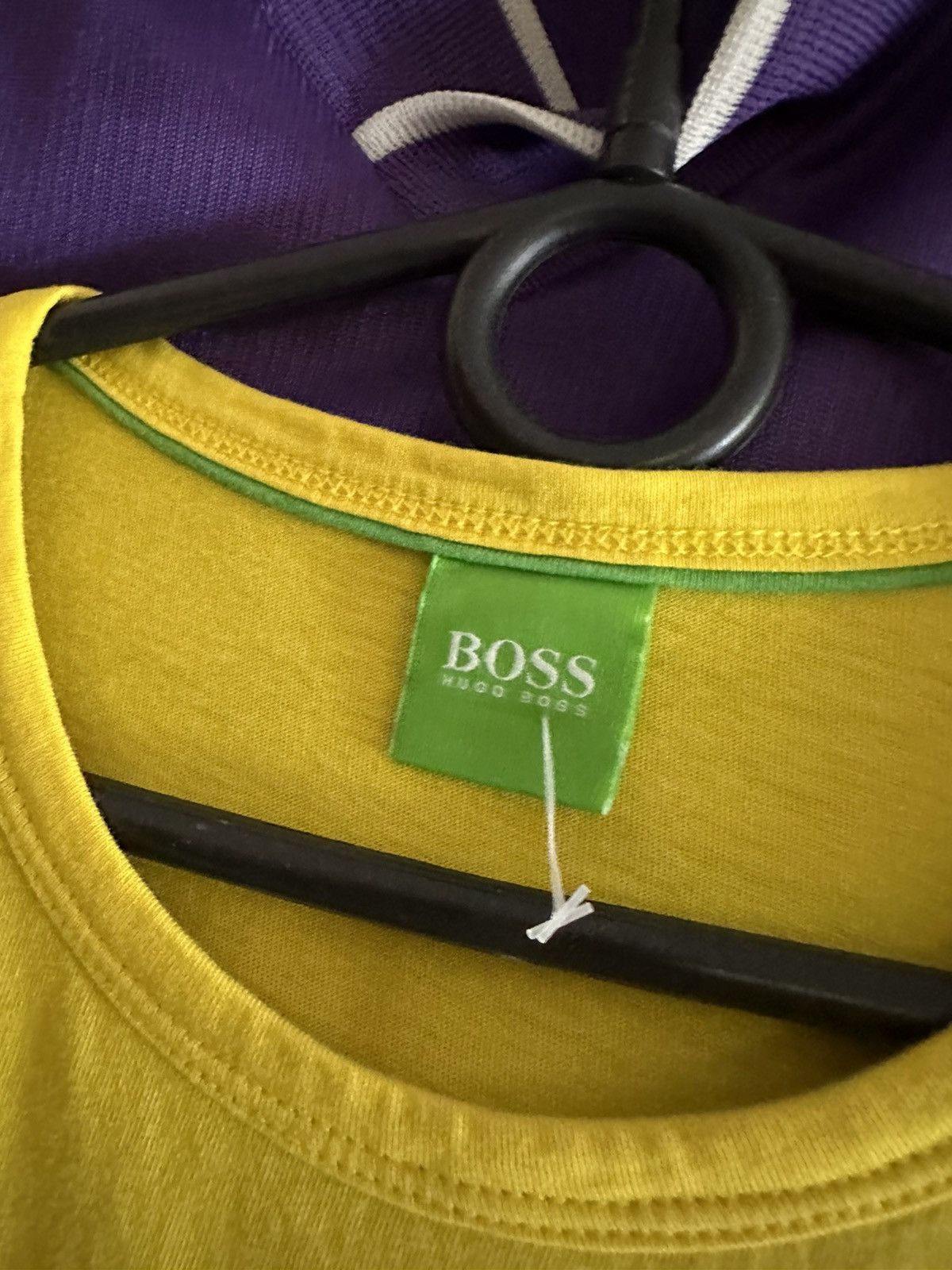 Hugo Boss × Vintage Vintage Hugo Boss Brazil soccer tee big logo 2014 S Size US S / EU 44-46 / 1 - 4 Thumbnail