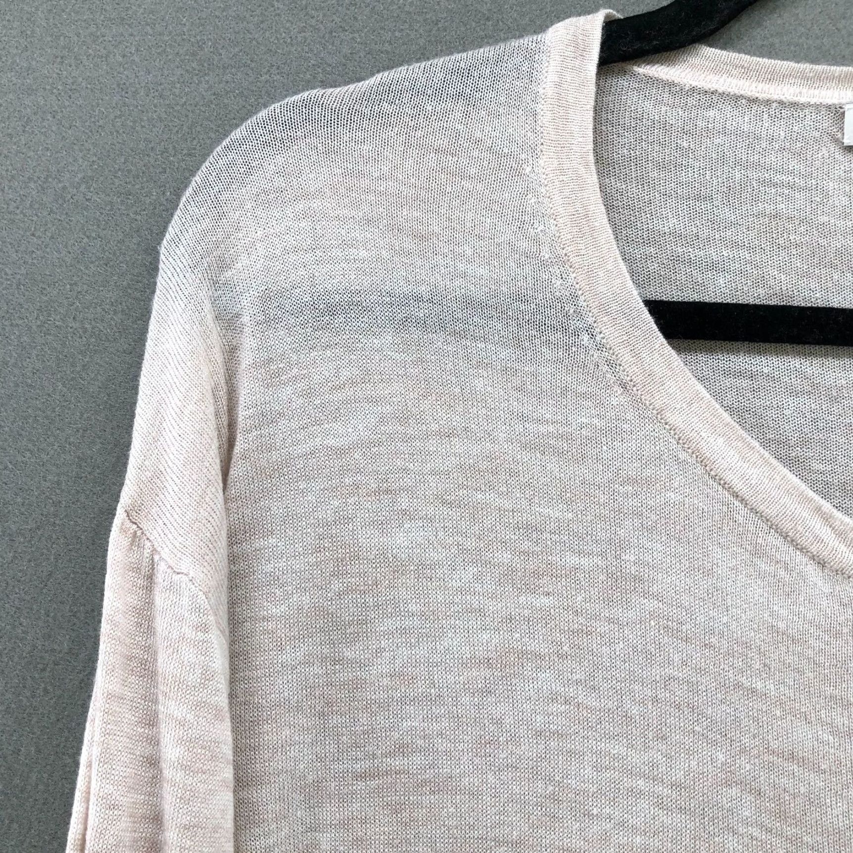 Madewell Madewell Lightweight Long Sleeve Tie Front T Shirt Womens Small Ivory Size S / US 4 / IT 40 - 7 Thumbnail