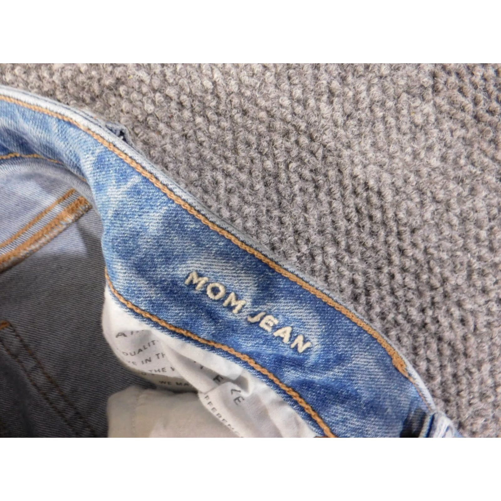 American Eagle Outfitters American Eagle Outfitters Jeans Women's Size 0 Mom Jeans Blue Denim Stretch Size 42" / US 20 - 4 Thumbnail