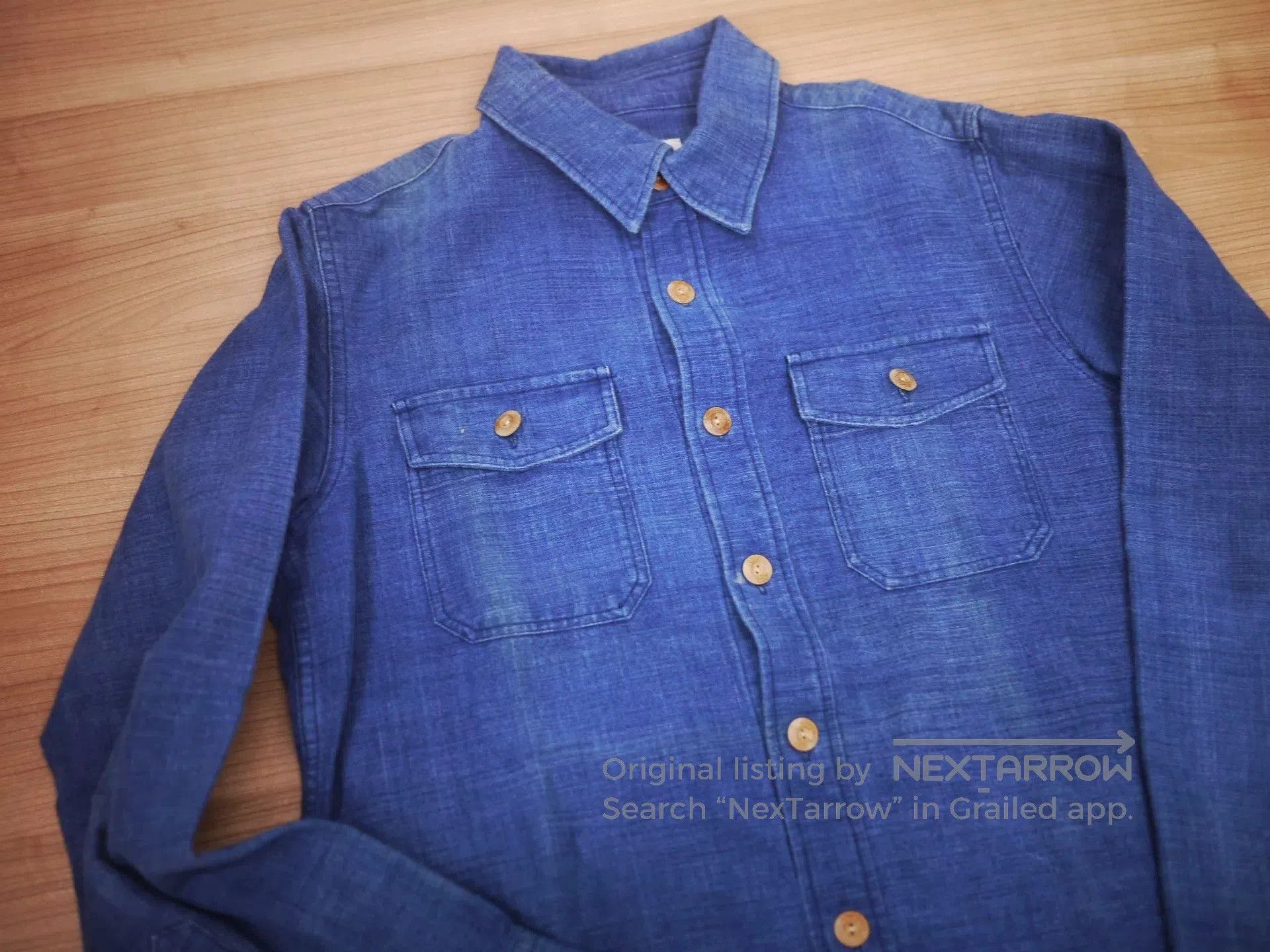 Visvim visvim black elk flannel shirt indigo size 1. Size US S / EU 44-46 / 1 - 4 Thumbnail