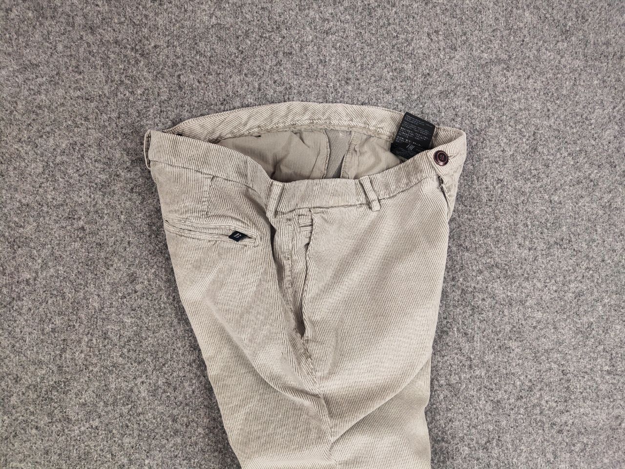 Boggi Boggi Milano Design Classic Corduroy Ankle Trouser Pants Size US 36 / EU 52 - 11 Thumbnail