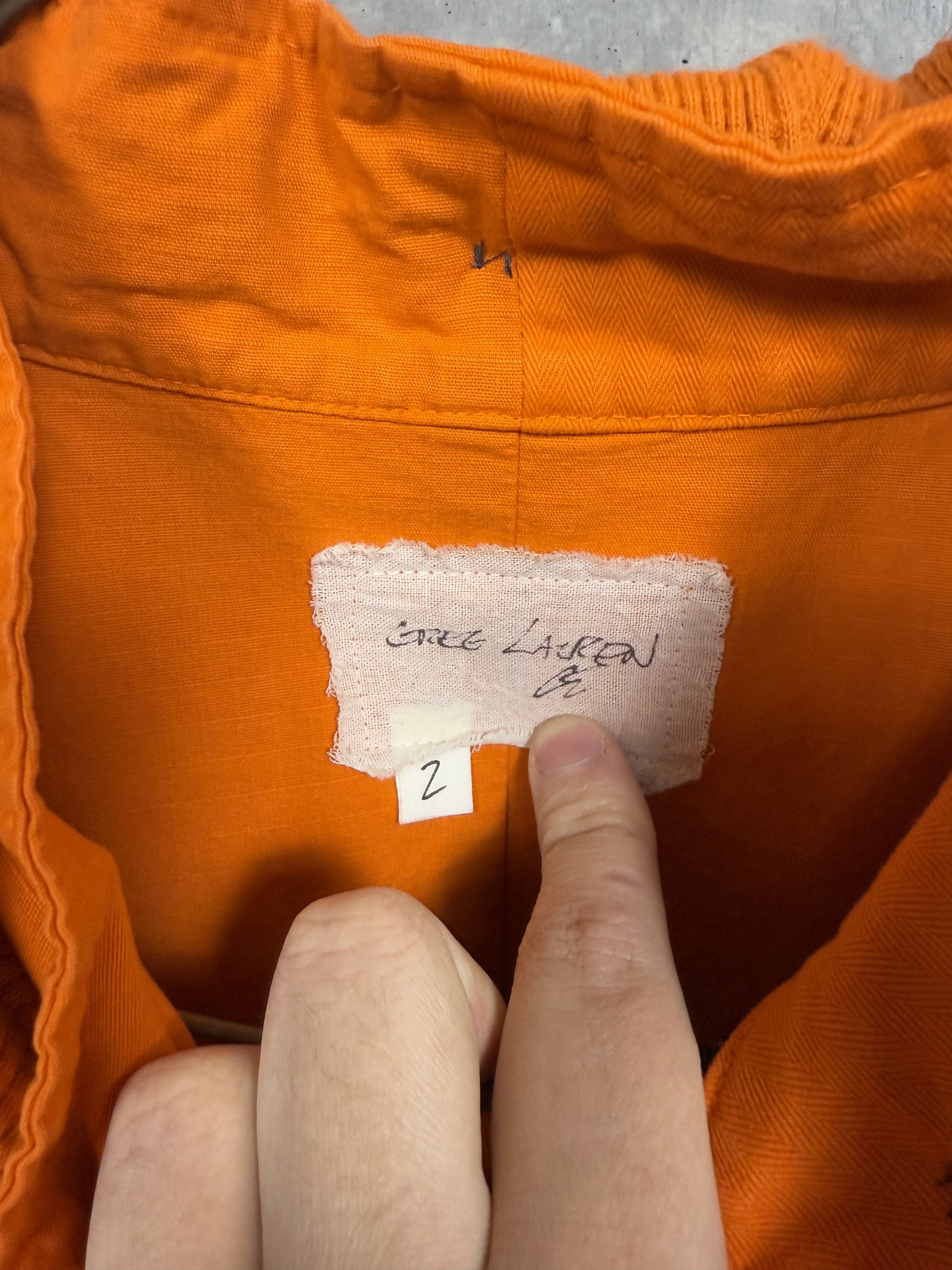 Greg Lauren $1350 Greg Lauren Orange Fishtail Parka Size US M / EU 48-50 / 2 - 7 Thumbnail