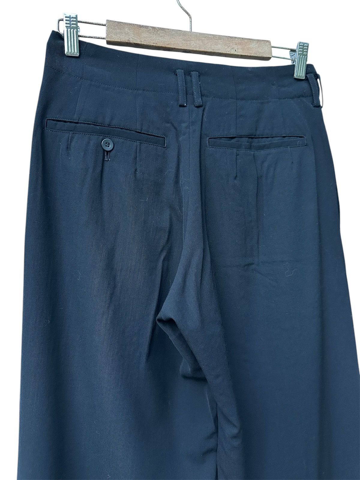 Yohji Yamamoto Vintage 80s Y’s Laine Wool Double Pleat Baggy Wide Balloon Size US 29 - 5 Thumbnail