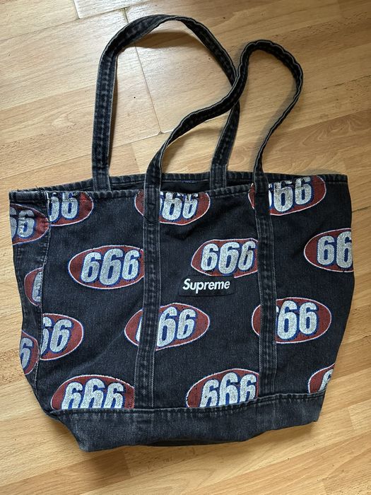 Supreme 666 sale tote bag