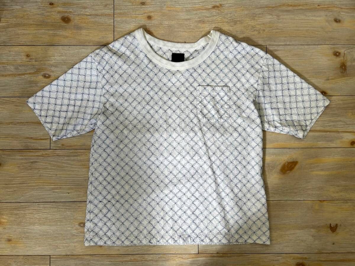 image of Visvim Ict Sashiko Jumbo Tee S/s 2017 Uwtb in White, Men's (Size Small)