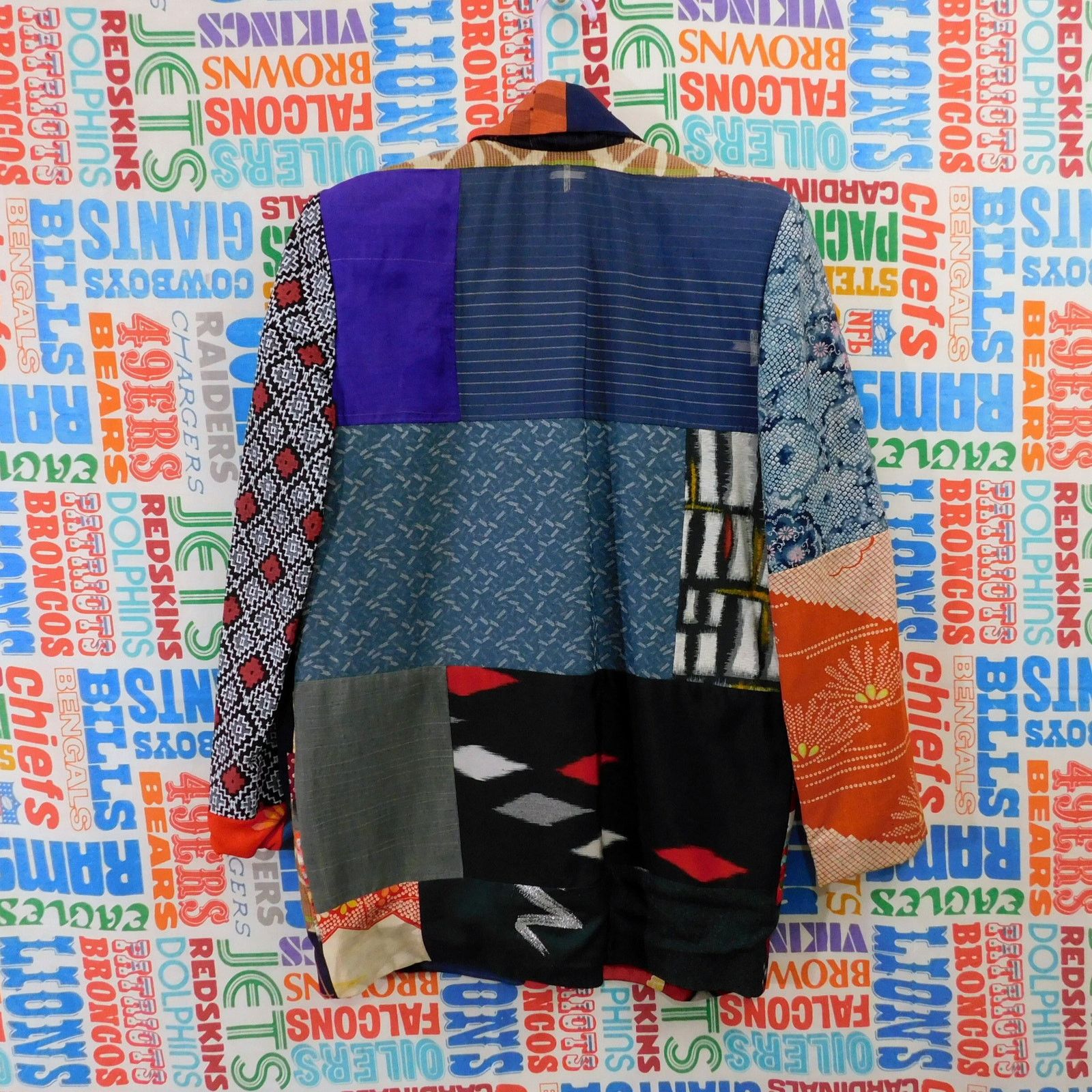 Other Vintage Claudia Grau Patchwork Blazer Jacket Size 4P 80s Size S / US 4 / IT 40 - 10 Thumbnail