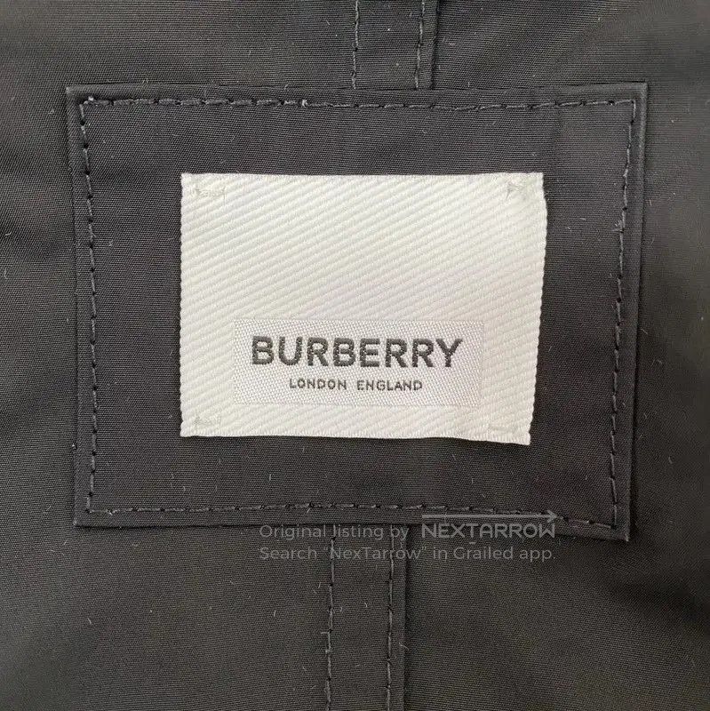 Burberry Burberry Spring Autumn Black Polyester Women's Coat. Size S / US 4 / IT 40 - 7 Thumbnail