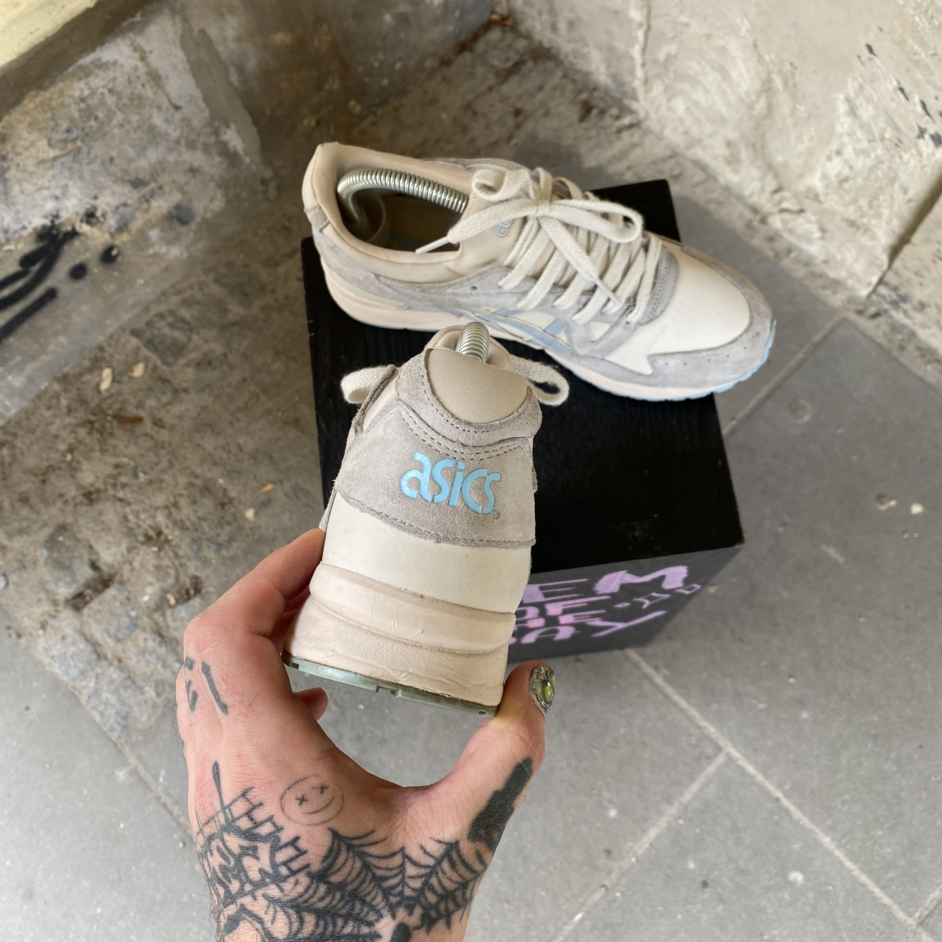 Asics Asics Gel-Lyte 5 beige pastel pink sneakers 7½ Size US 7.5 / IT 37.5 - 3 Thumbnail