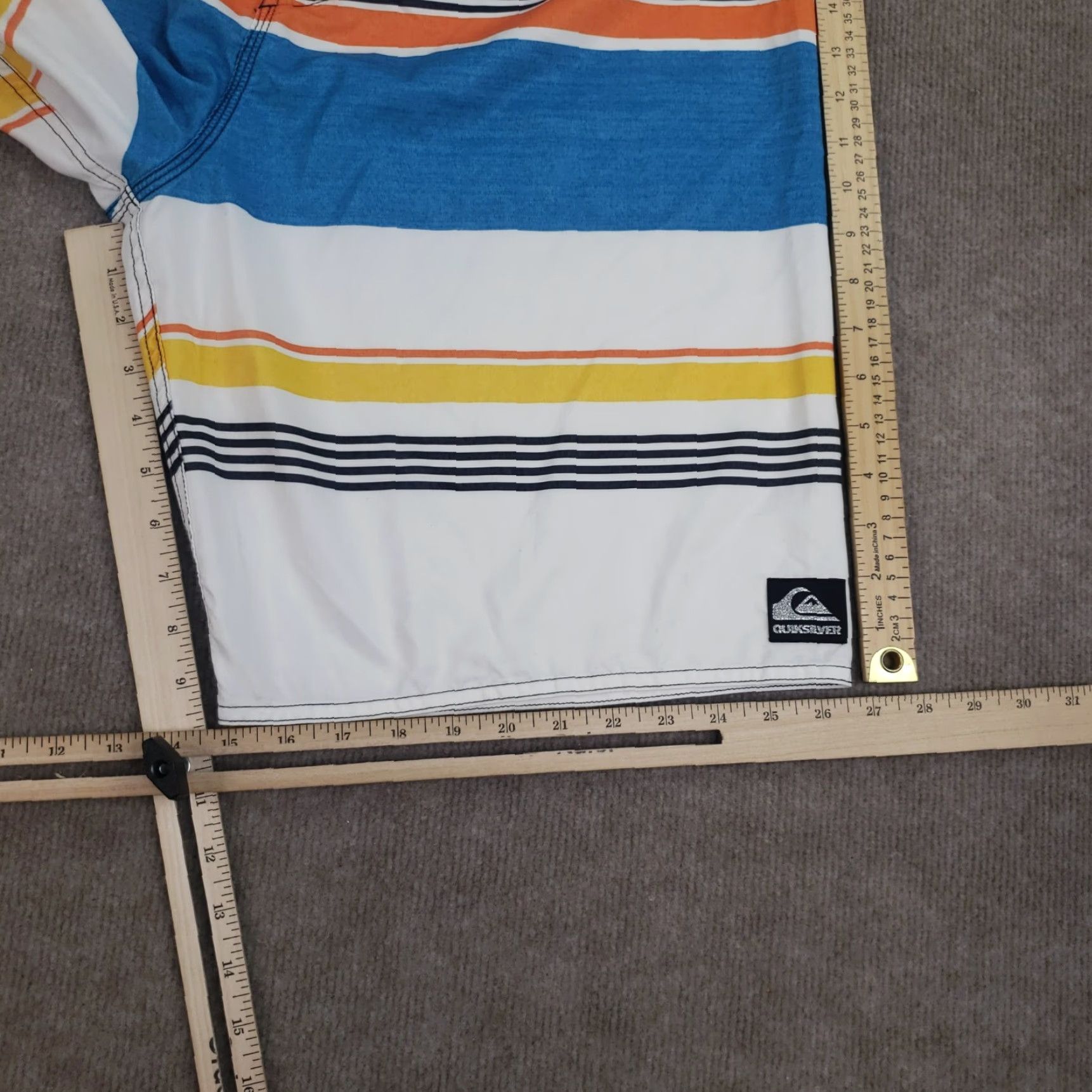 Quiksilver Quiksilver Mens Board Shorts 36 Multicolor Swim Trunks 7.5 inch Inseam Size US 36 / EU 52 - 3 Thumbnail