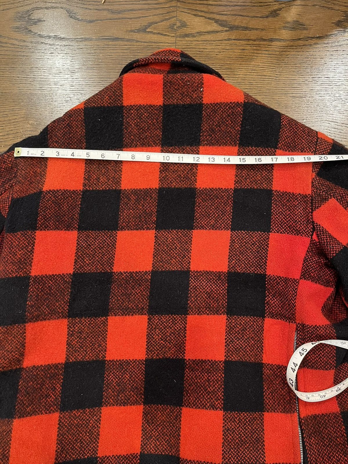 Other 50s/60s Vintage Lined Wool Buffalo Check Workwear Jacket 46 Size US M / EU 48-50 / 2 - 15 Thumbnail