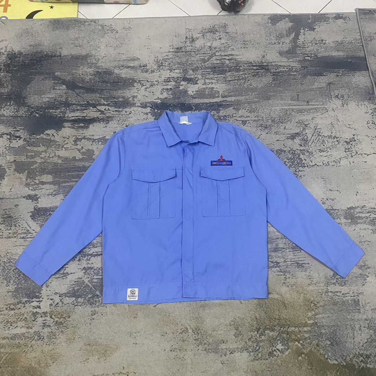 Japanese Brand × Vintage Vintage Japanese Mitsubishi Racing Worker Jacket Size US M / EU 48-50 / 2 - 1 Thumbnail