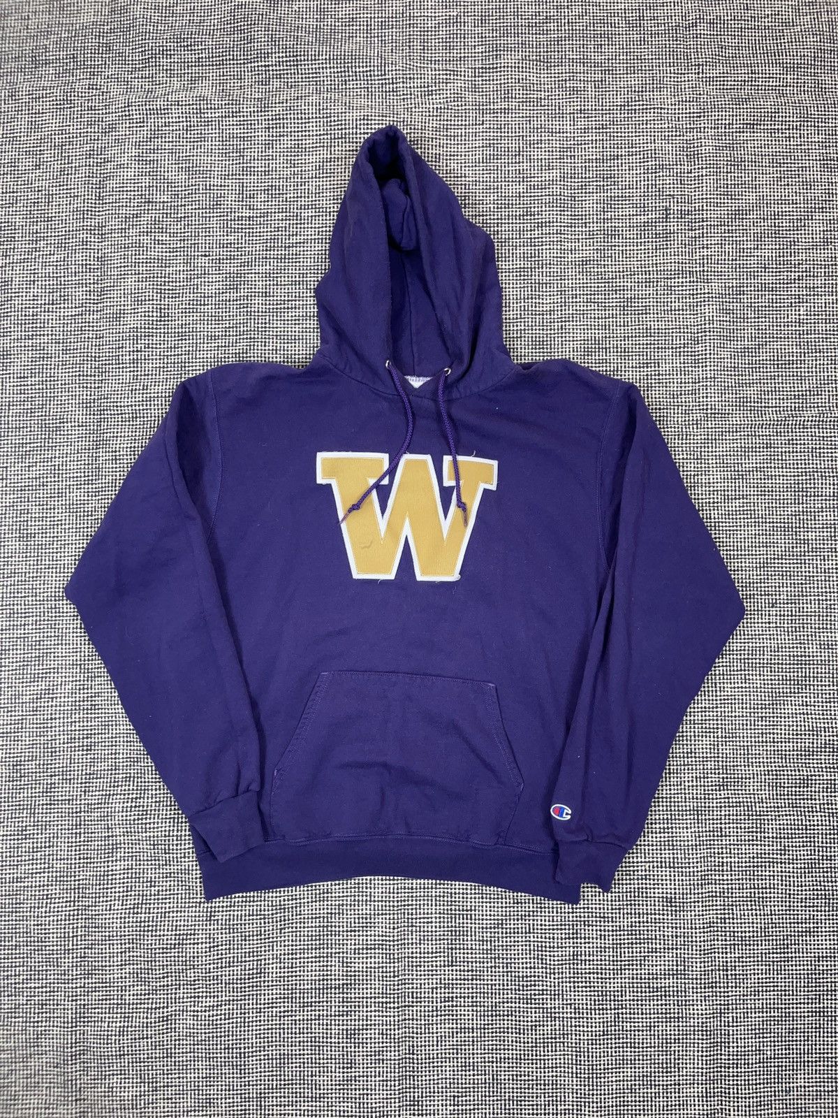 Champion ➕ y2k vintage champion 💜 purple Washington university hoodie Size US L / EU 52-54 / 3 - 1 Thumbnail