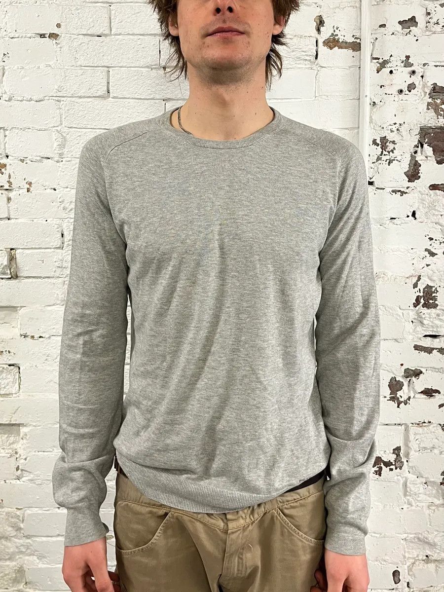 Prada SS2007 Prada Grey Minimalist Sweater Size US M / EU 48-50 / 2 - 2 Thumbnail