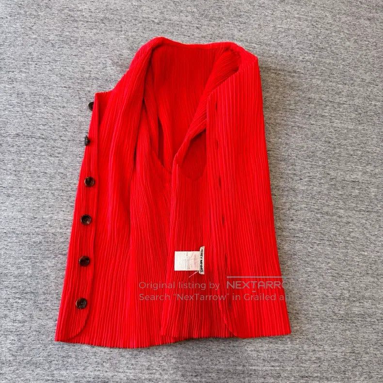 Issey Miyake Issey Miyake Vintage Toothpick Vest Size M / US 6-8 / IT 42-44 - 5 Thumbnail