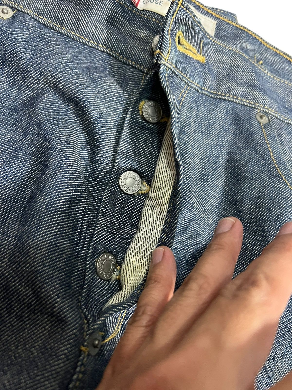 Levi's Vintage Levis Engineered Backle Back Jean Size US 35 - 10 Thumbnail