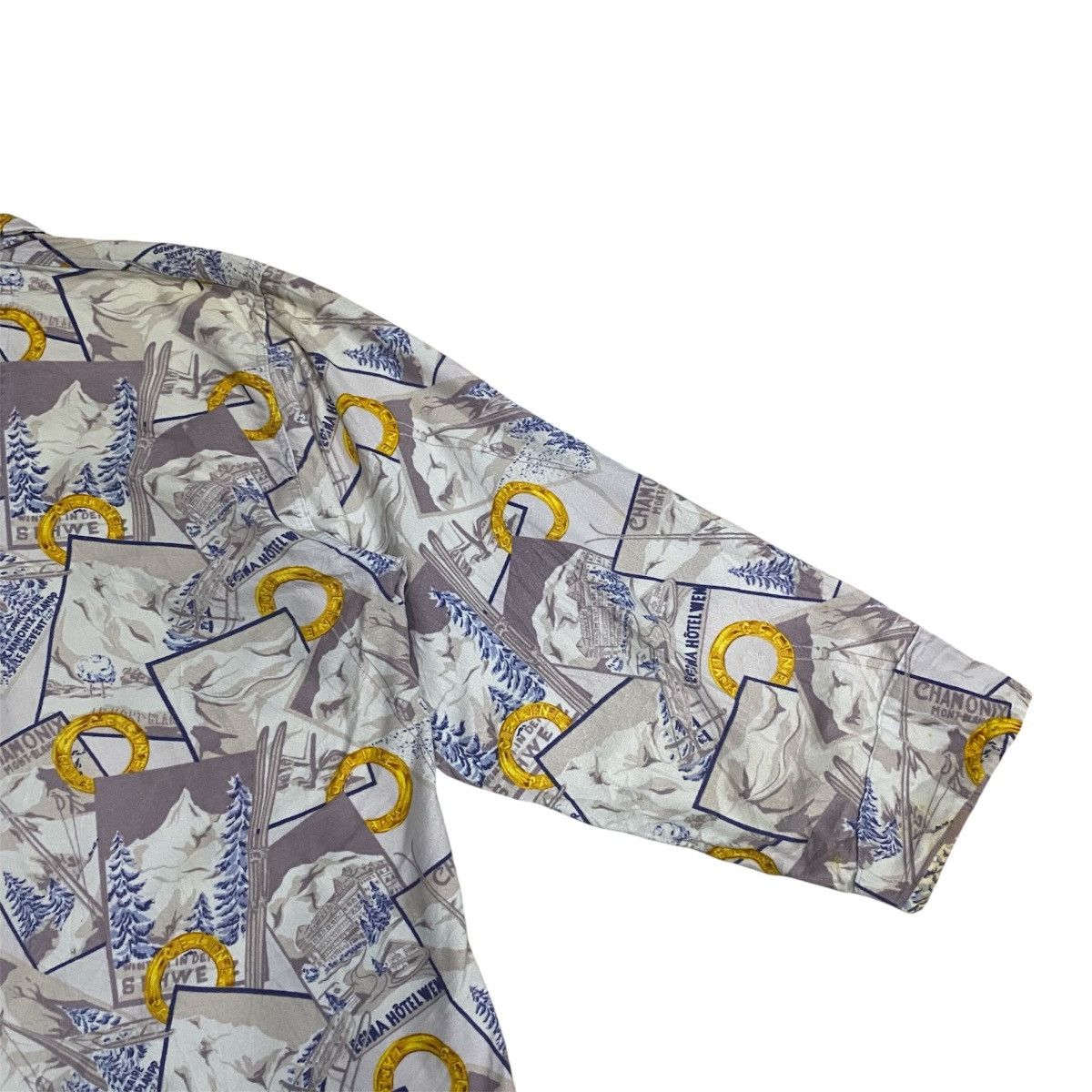 Celine Celine Paris Signature Print Shirt Vintage Luxury Size US L / EU 52-54 / 3 - 11 Thumbnail