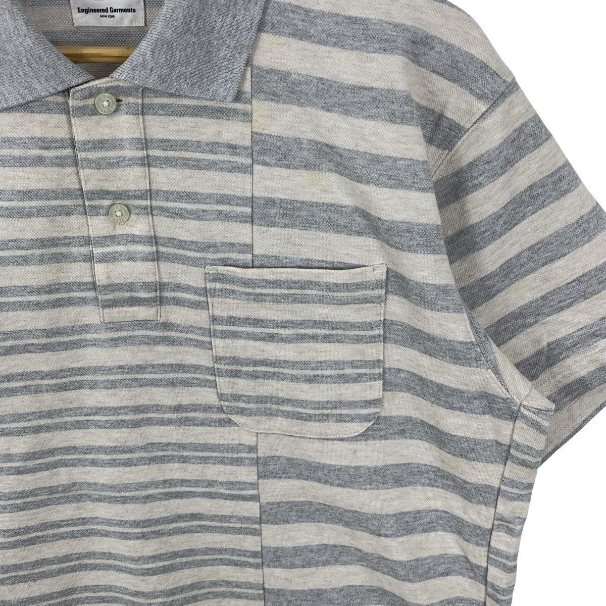 Engineered Garments ENGINEERED GARMENTS x UNIQLO Collection Patchwork Polo Tee Size US L / EU 52-54 / 3 - 6 Thumbnail