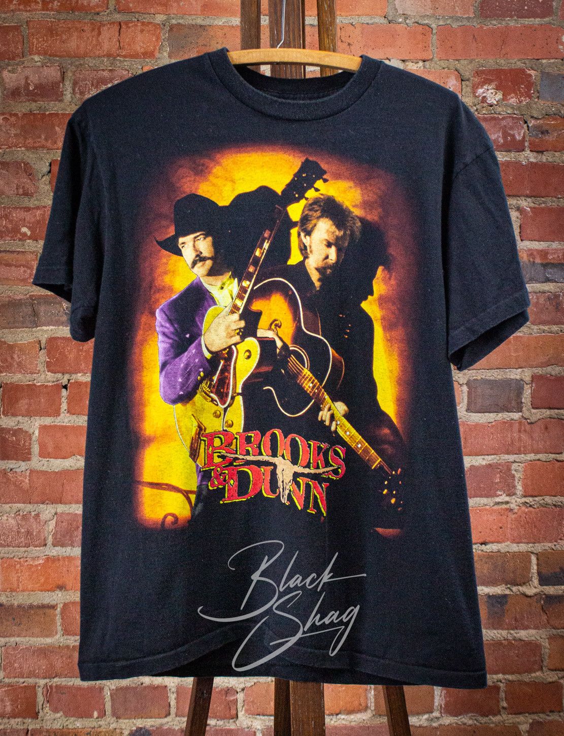 Vintage Brooks & Dunn Tour of America Concert T Shirt 1997