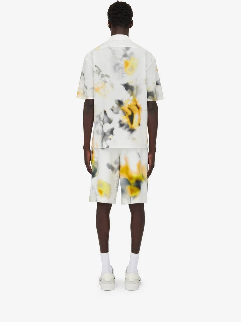 Alexander McQueen o1w1db10725 Obscured Flower Shorts in Multicolor Size US 38 / EU 54 - 3 Thumbnail