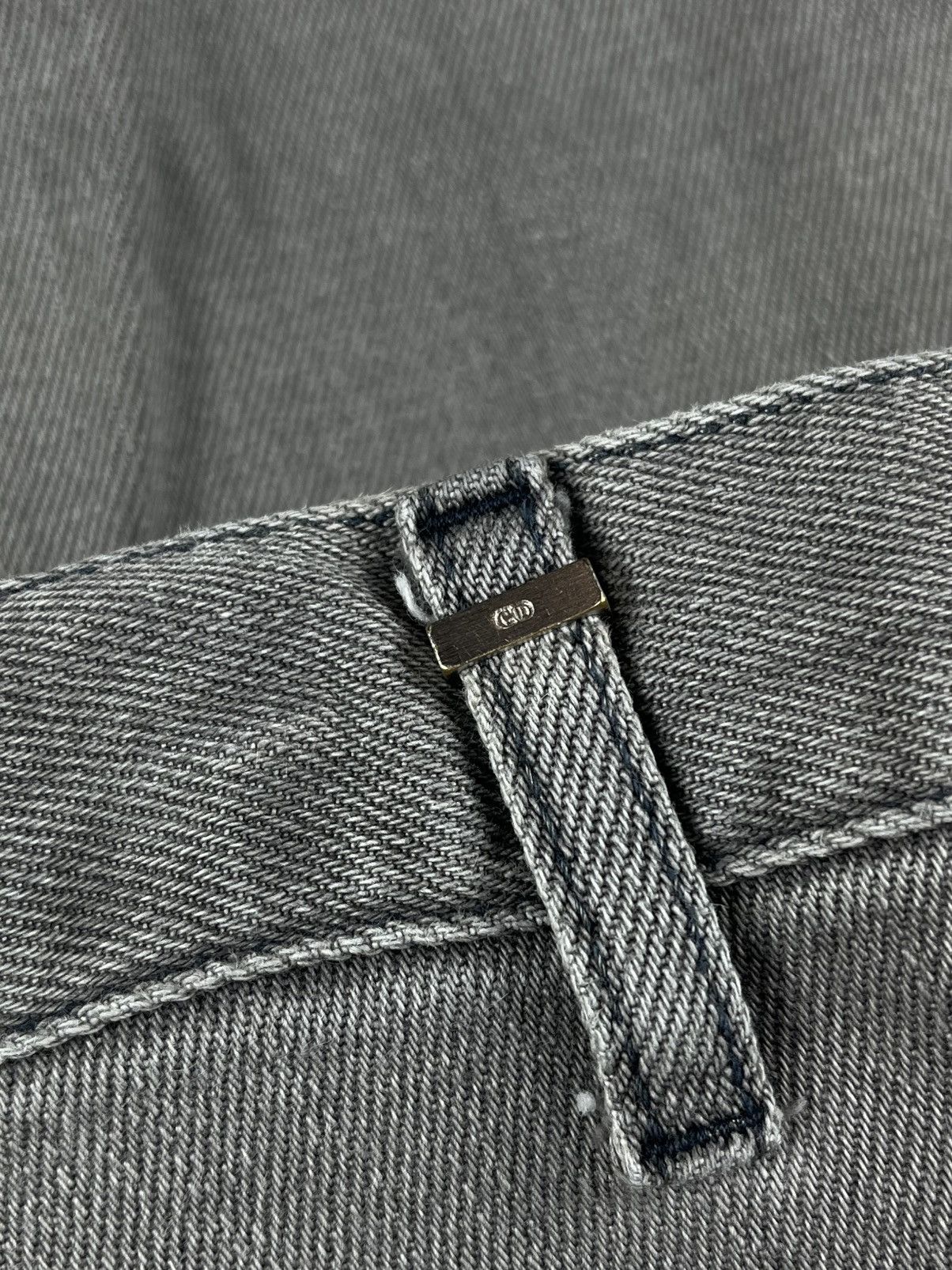 Dior Dior Homme Silver D Ring Faded Gray Denim Jeans Size US 30 / EU 46 - 6 Thumbnail
