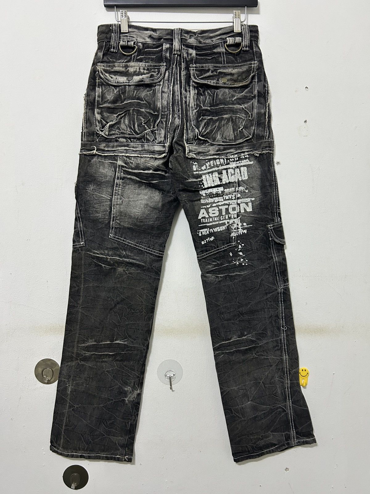If Six Was Nine × Japanese Brand × Le Grande Bleu (L.G.B.) Vintage Japan Denim Cargo like PPFM Ifsixwasnine punk style Size US 31 - 11 Thumbnail
