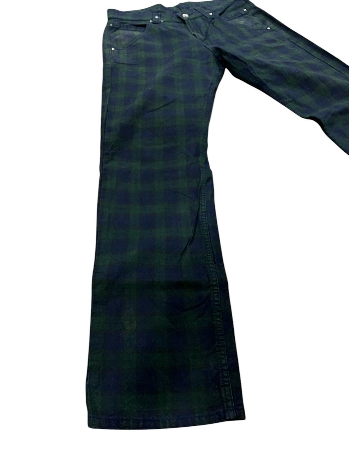 Japanese Brand × Vintage Checked Rock Casual Street Pants Size US 32 / EU 48 - 2 Thumbnail