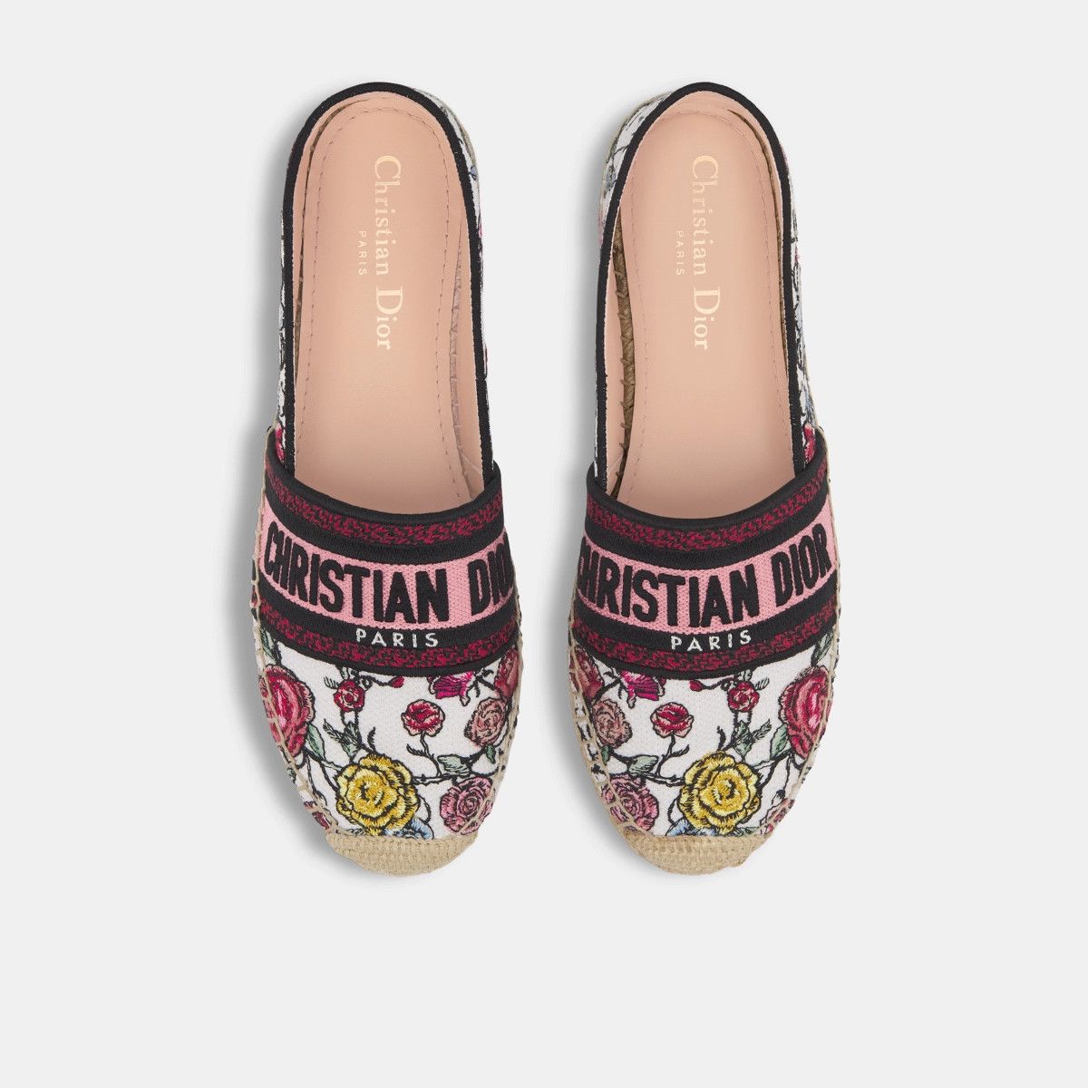 Dior o1bcso1str1224 Flats in White & Multicolor Size US 7 / IT 37 - 3 Thumbnail