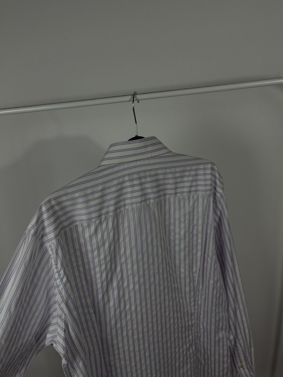 Eton Eton Contemporary Fit Striped Shirt 16.5 42 Purple White Size US L / EU 52-54 / 3 - 14 Thumbnail