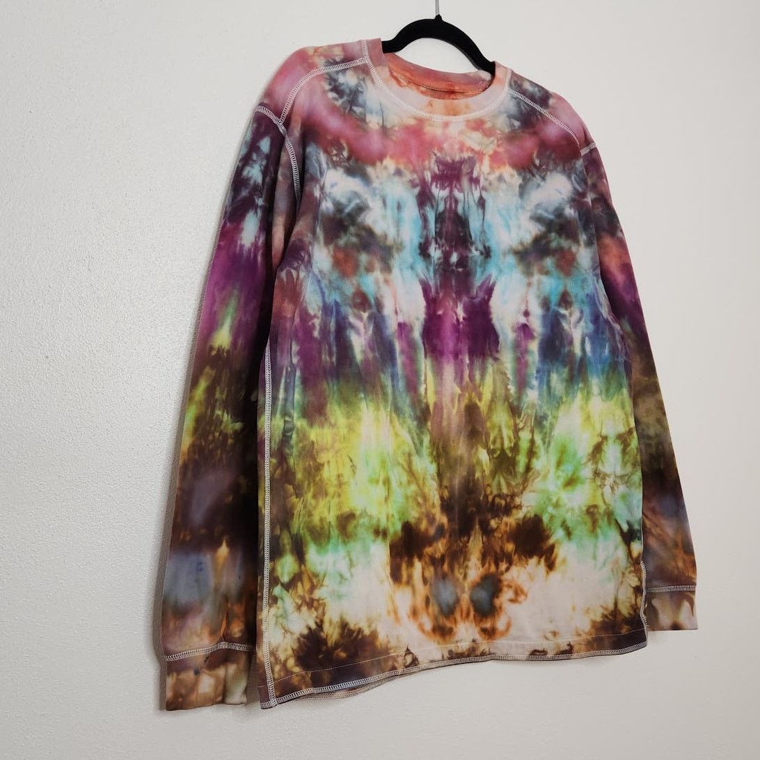 Sonoma Custom SNOW Tie Dye Long Sleeve Nature Earth Tones Cobain Size US L / EU 52-54 / 3 - 3 Thumbnail