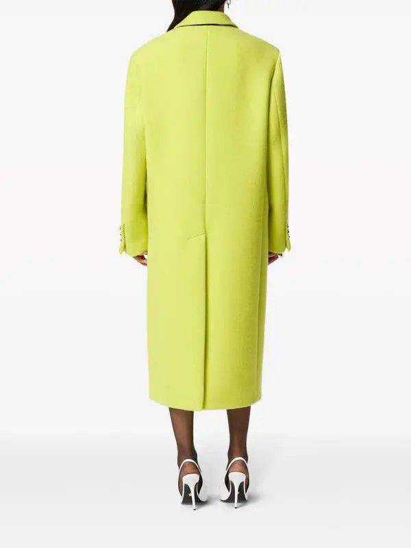 Versace o1y0226 Overcoat in Lime Green Size S / US 4 / IT 40 - 4 Thumbnail