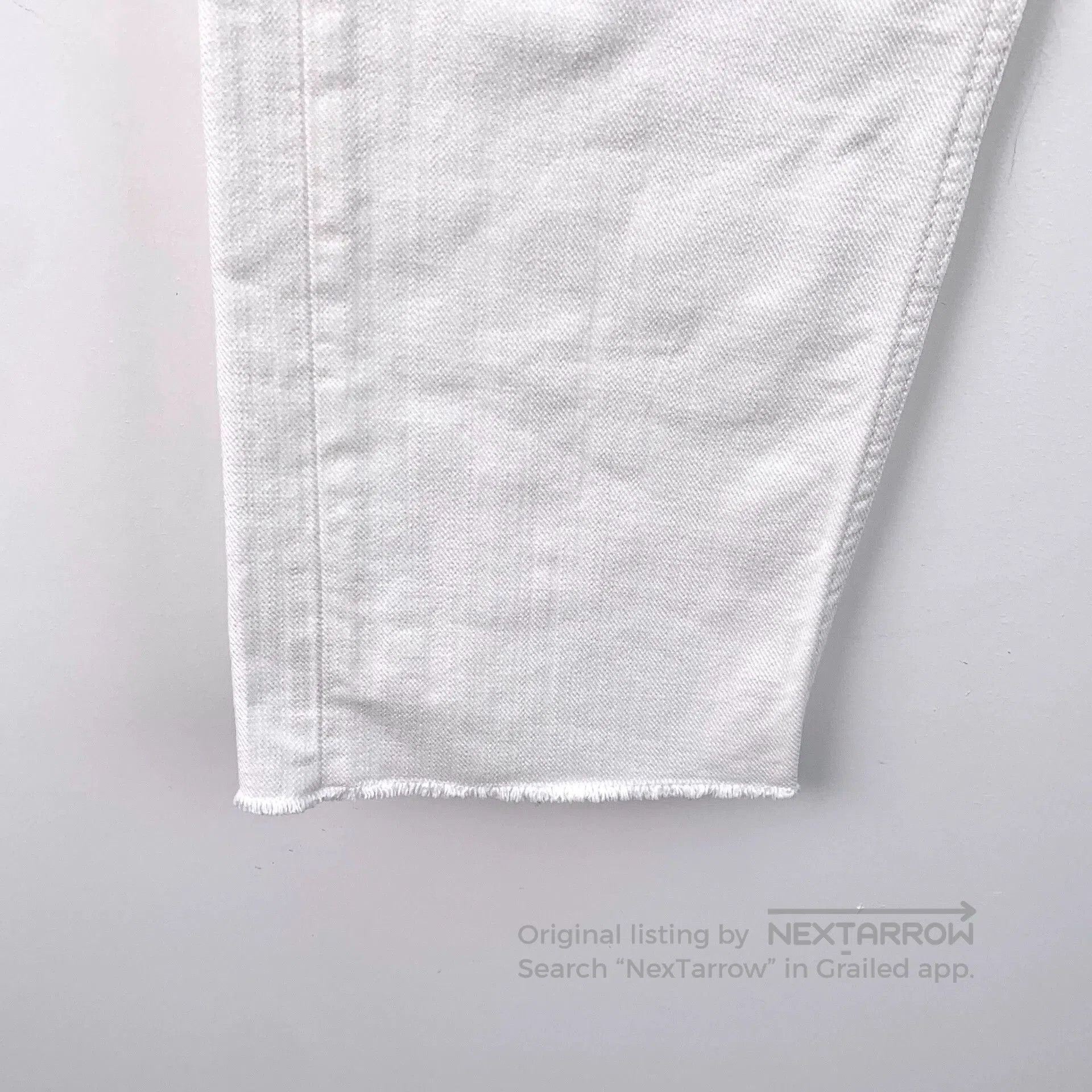 Dior Dior White Bee Embroidered Cotton Denim Pants. Size US 36 / EU 52 - 4 Thumbnail
