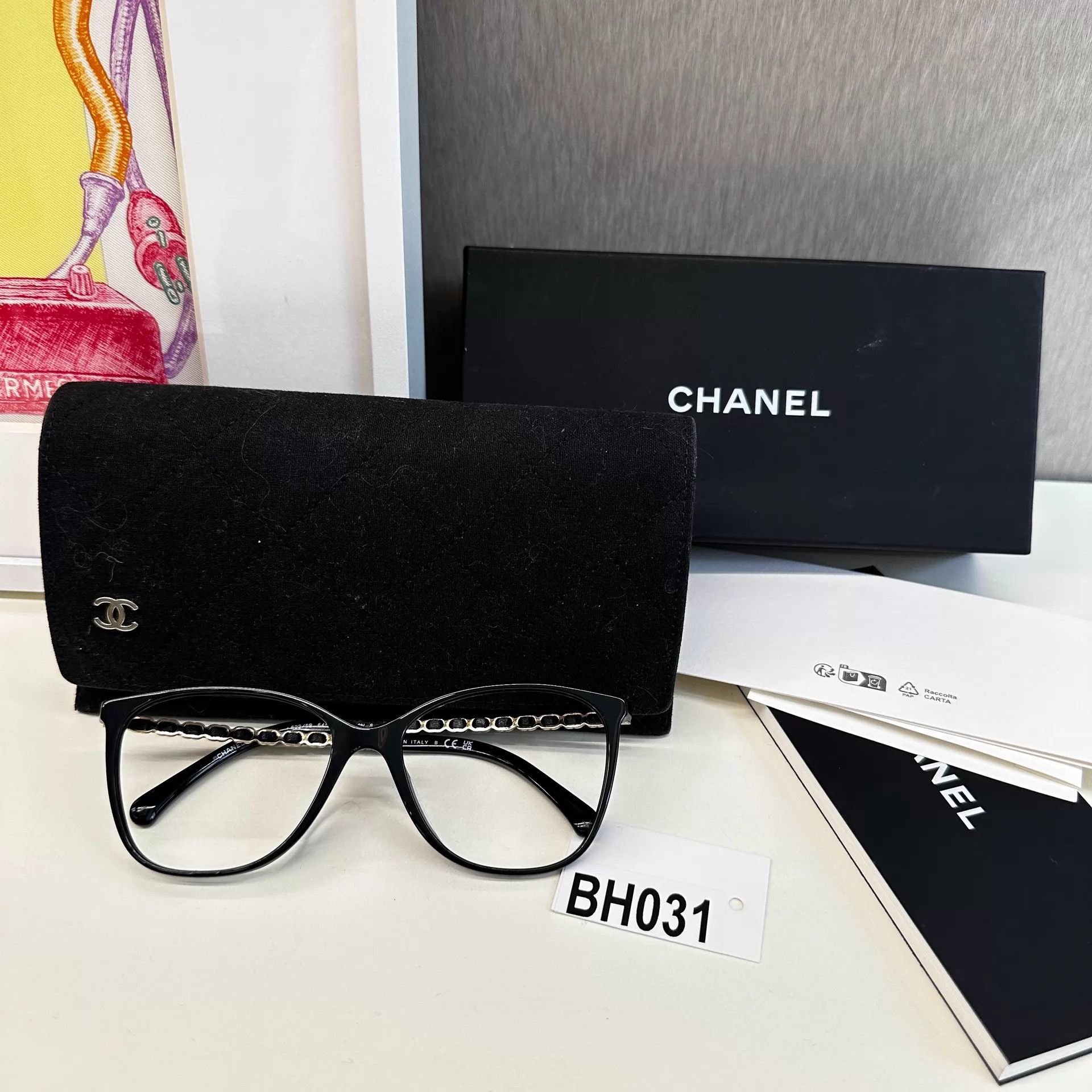 Chanel Chanel Chain Eyeglasses Frame BH031 Size ONE SIZE - 1 Thumbnail