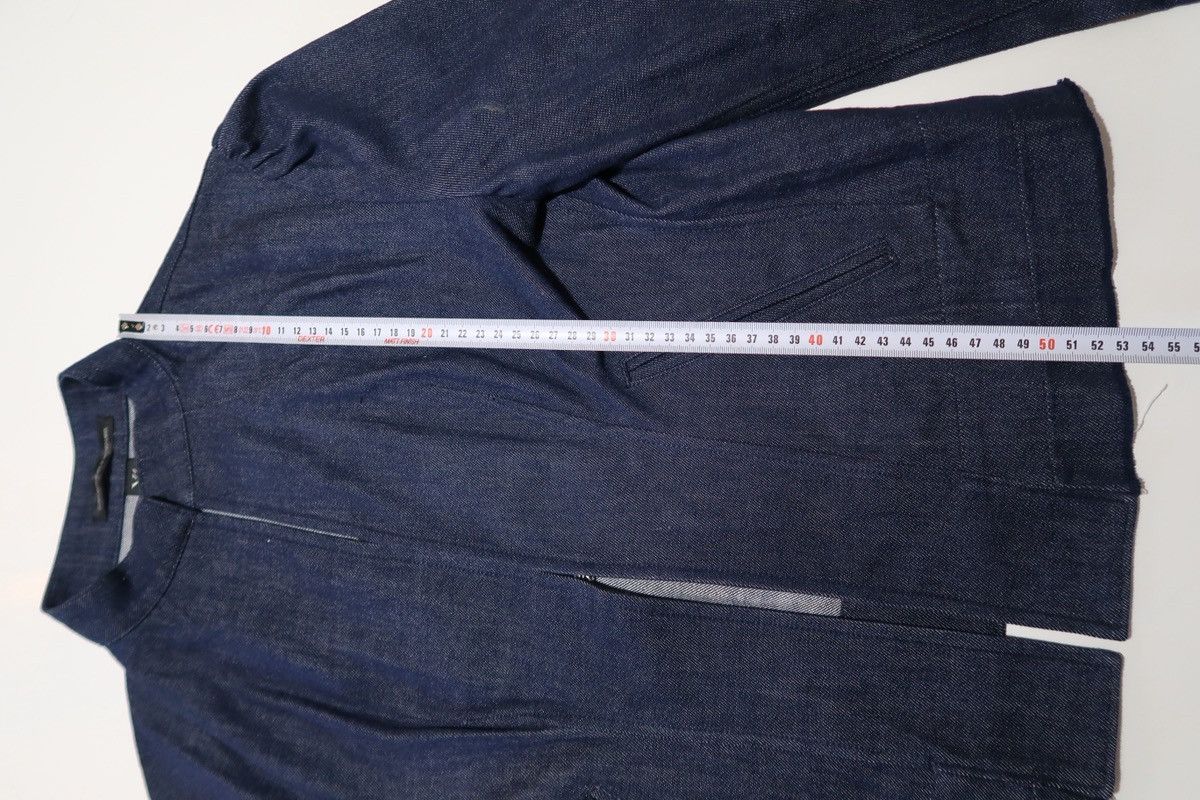 Yohji Yamamoto Raw denim Yohji Yamamoto jacket with mandarin collar Size 38R - 9 Thumbnail