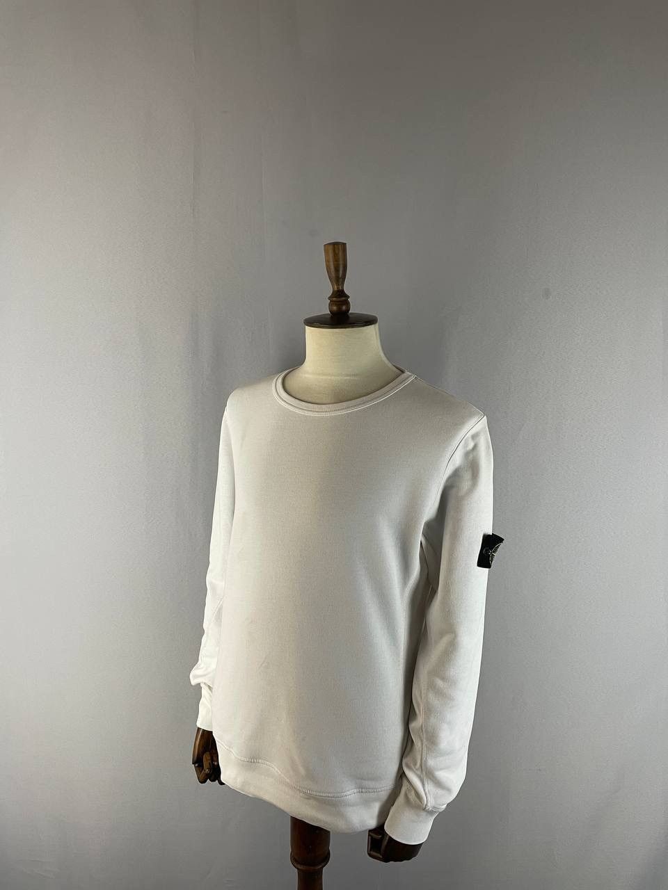 Stone Island Stone Island Crewneck White Sweatshirt Size US L / EU 52-54 / 3 - 1 Thumbnail