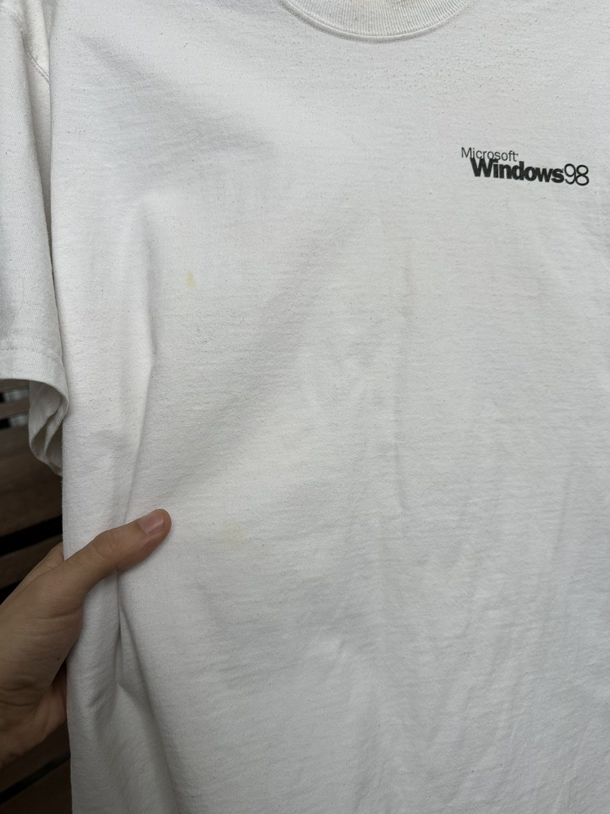 Microsoft 1998 Windows Microsoft Vintage T-Shirt Tee USA Size US L / EU 52-54 / 3 - 14 Thumbnail