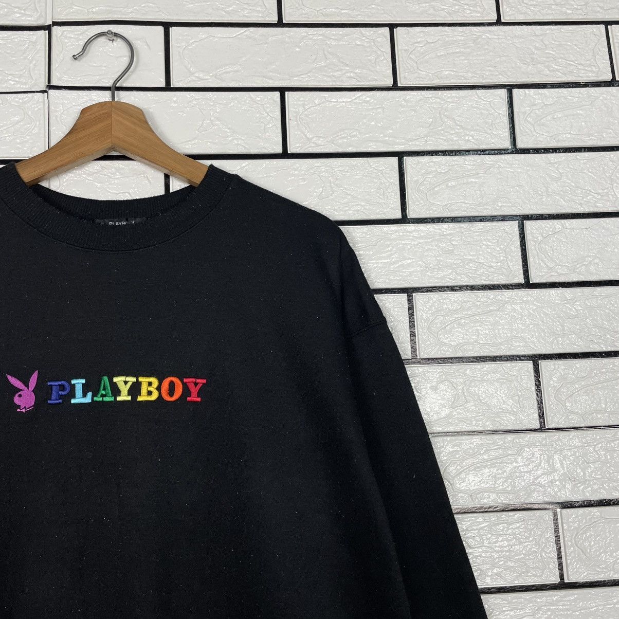 Playboy Playboy Big Logo Crewneck Sweatshirt Size US L / EU 52-54 / 3 - 5 Thumbnail