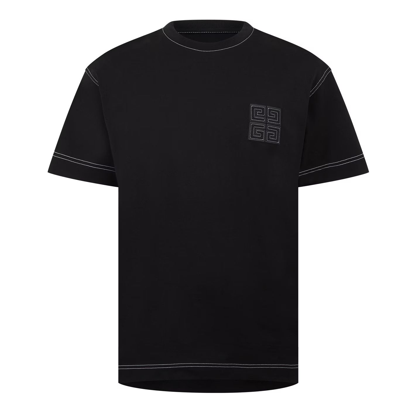 Givenchy o1g2r1mq0426 Boxy T-Shirt in Black Size US XL / EU 56 / 4 - 1 Thumbnail