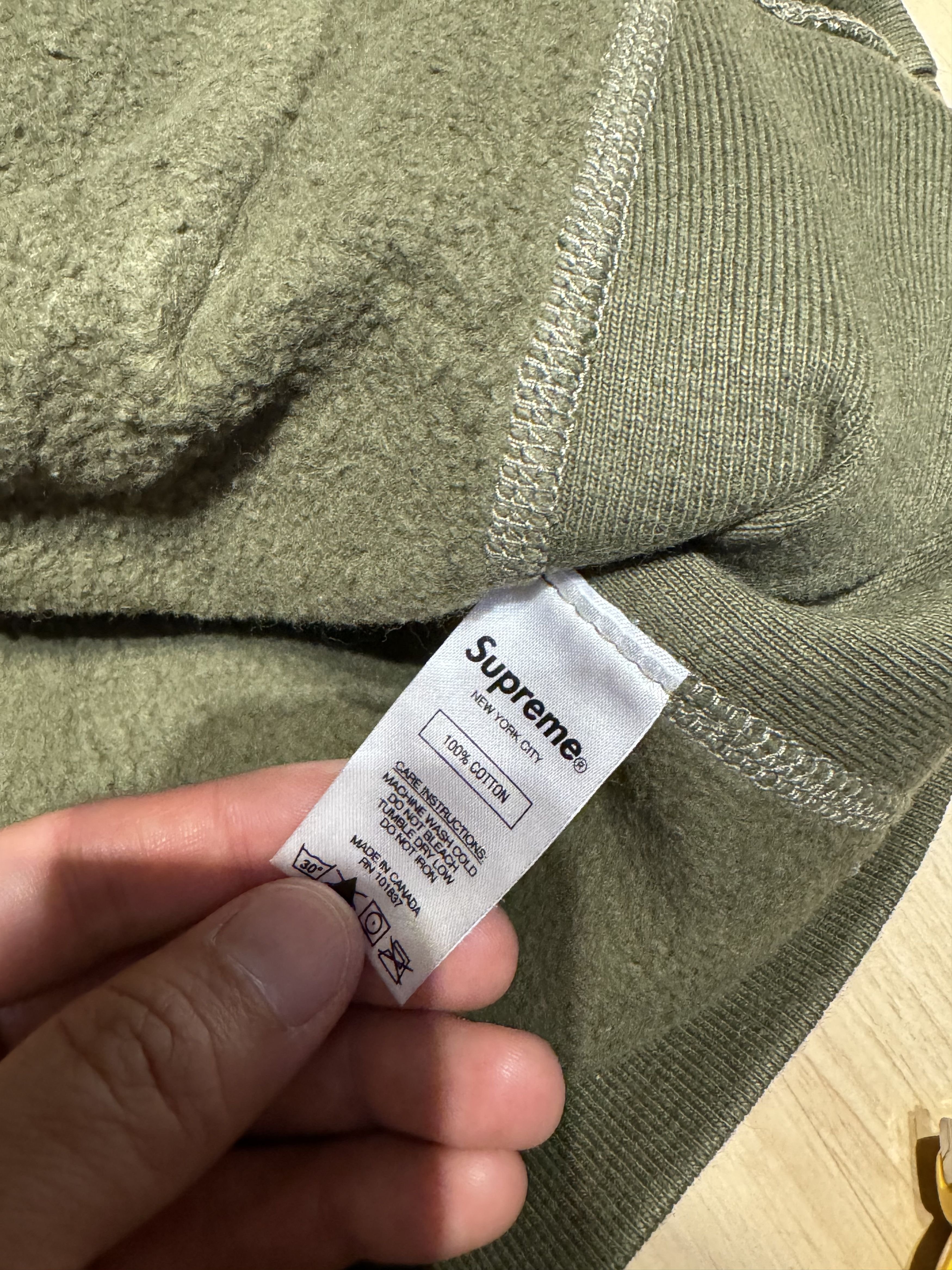 Supreme Supreme green hoodie Size US M / EU 48-50 / 2 - 6 Thumbnail