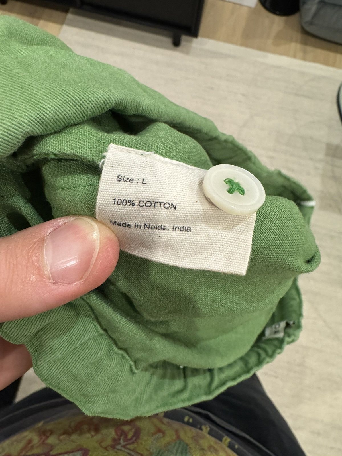 Bode Bode Green Pajama Pants Size US 36 / EU 52 - 4 Thumbnail