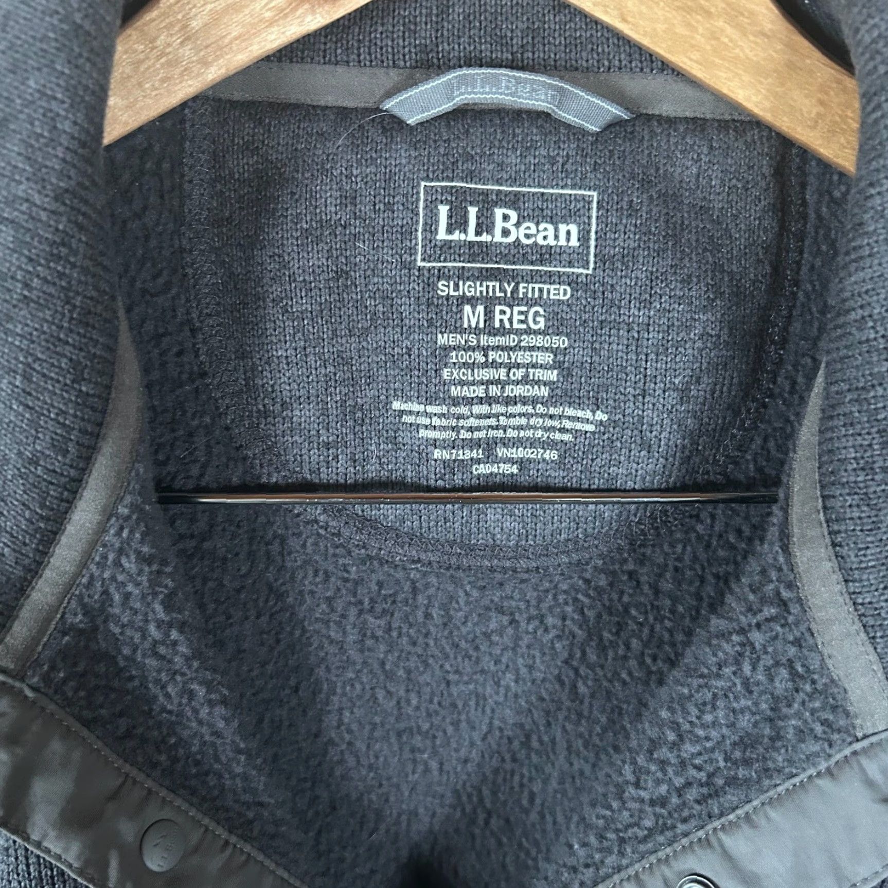 Vintage LL Bean Mens Sweater Fleece Pullover Mock Neck Gray Medium Regular Long Sleeve Size US M / EU 48-50 / 2 - 2 Thumbnail