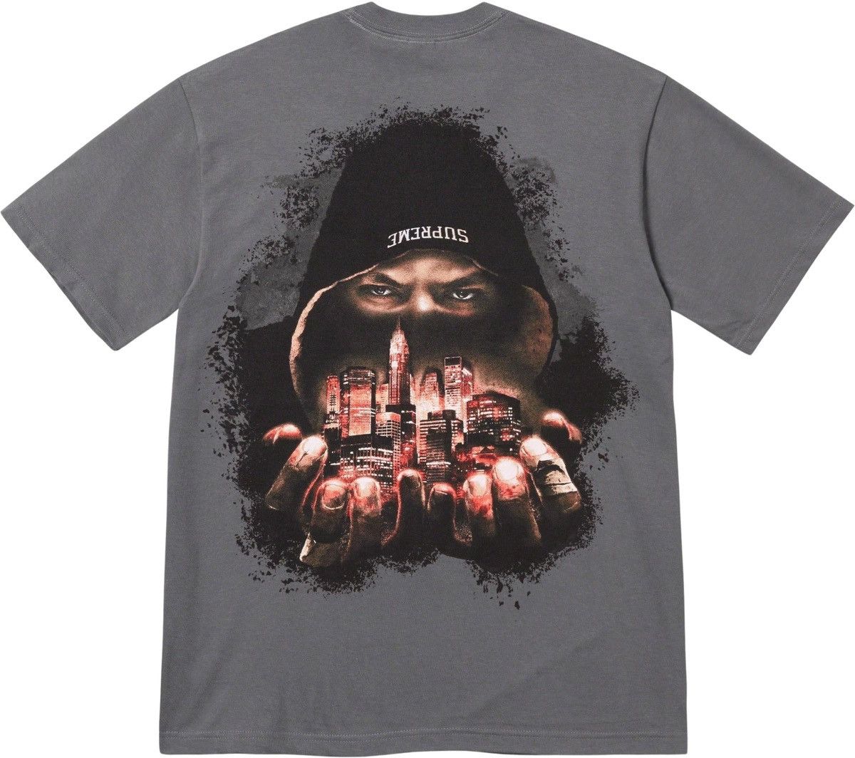 Supreme Supreme Fighter / Fight For NY Tee Charcoal XL FW23 Size US XL / EU 56 / 4 - 1 Thumbnail