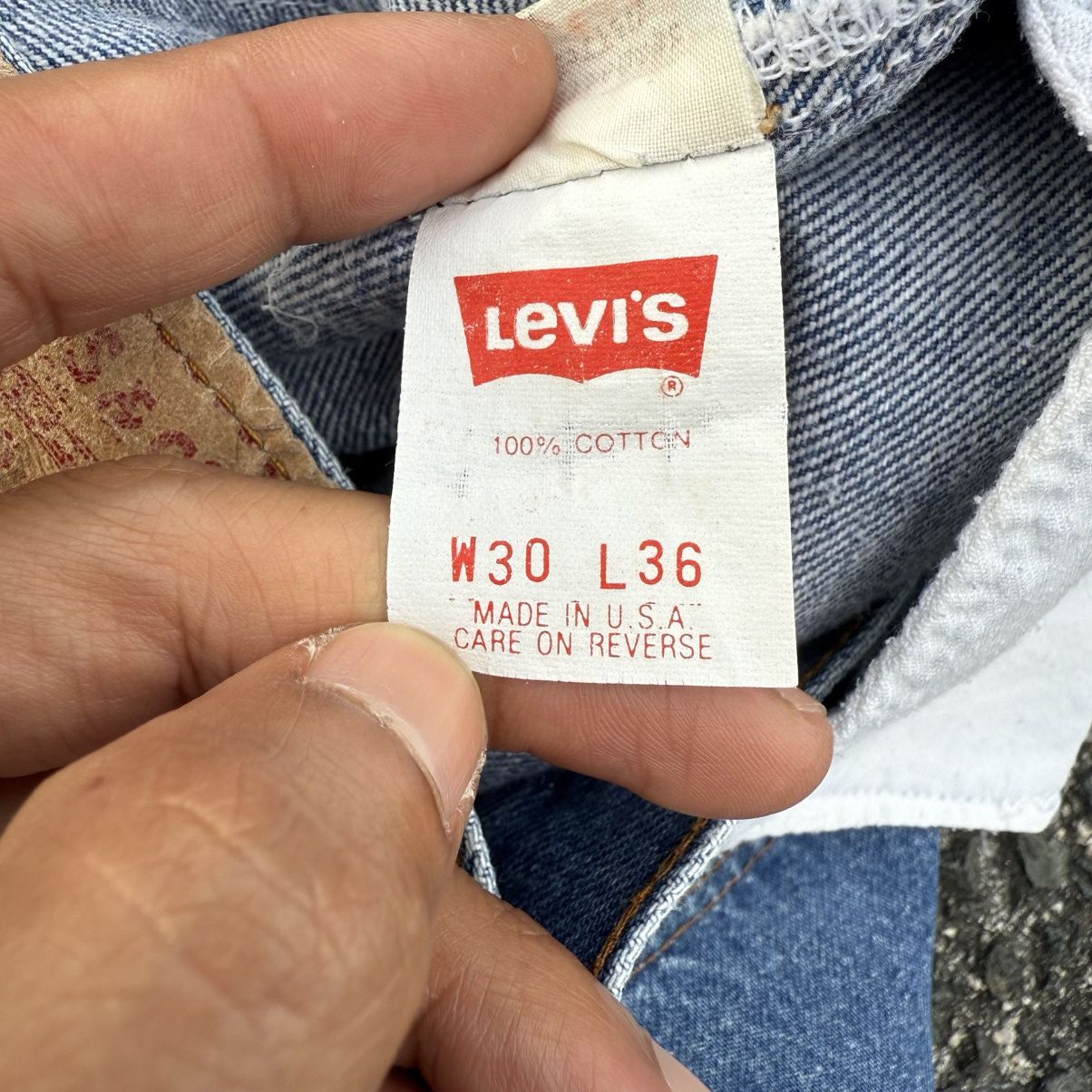 Levi's Vintage Clothing W30 VINTAGE LEVI'S 501 USA BLUE JEAN DENIM PANTS Size US 30 / EU 46 - 15 Thumbnail