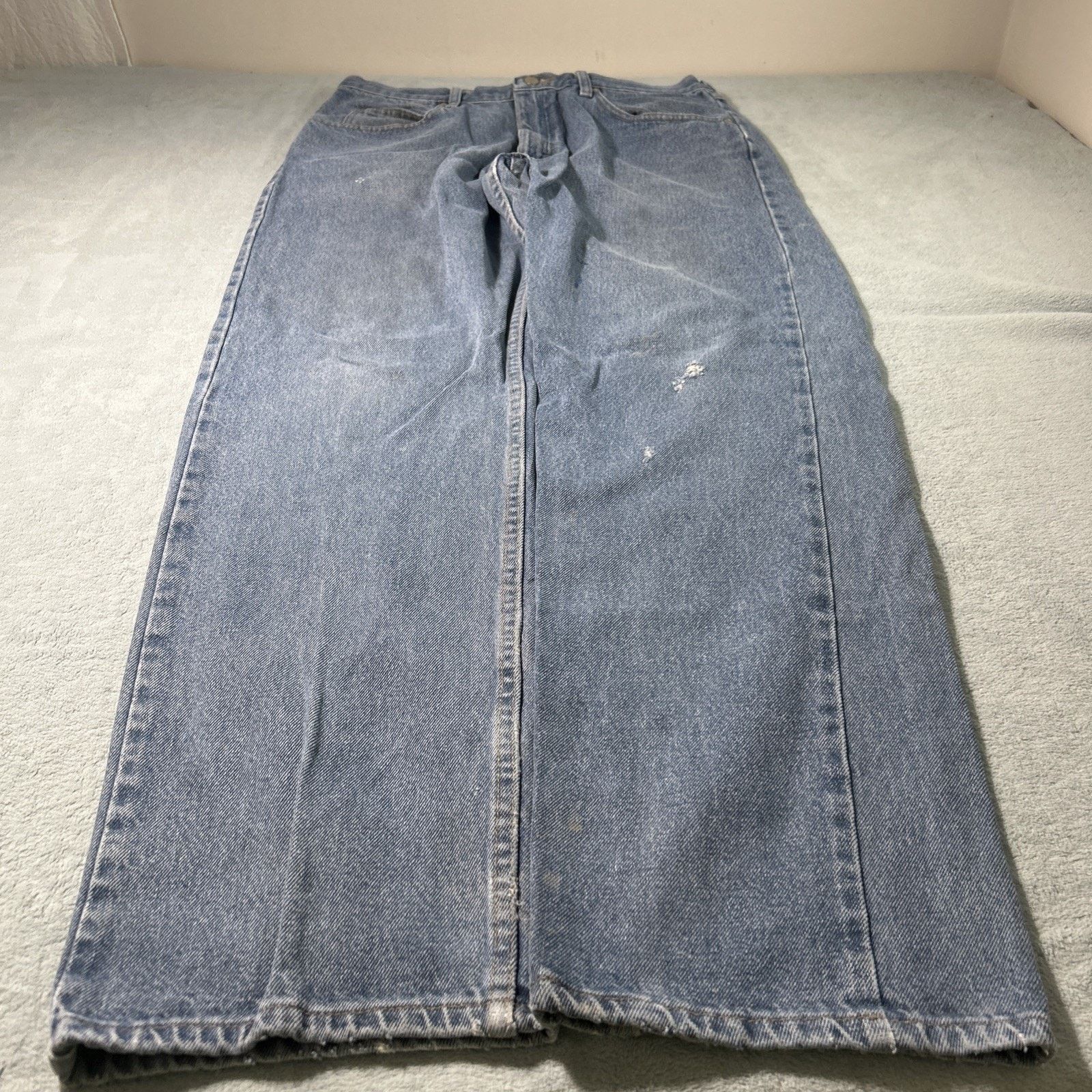 Wrangler Wrangler Loose Straight Jeans Mens 34x34 Wide Relaxed Worker Size US 34 / EU 50 - 2 Thumbnail