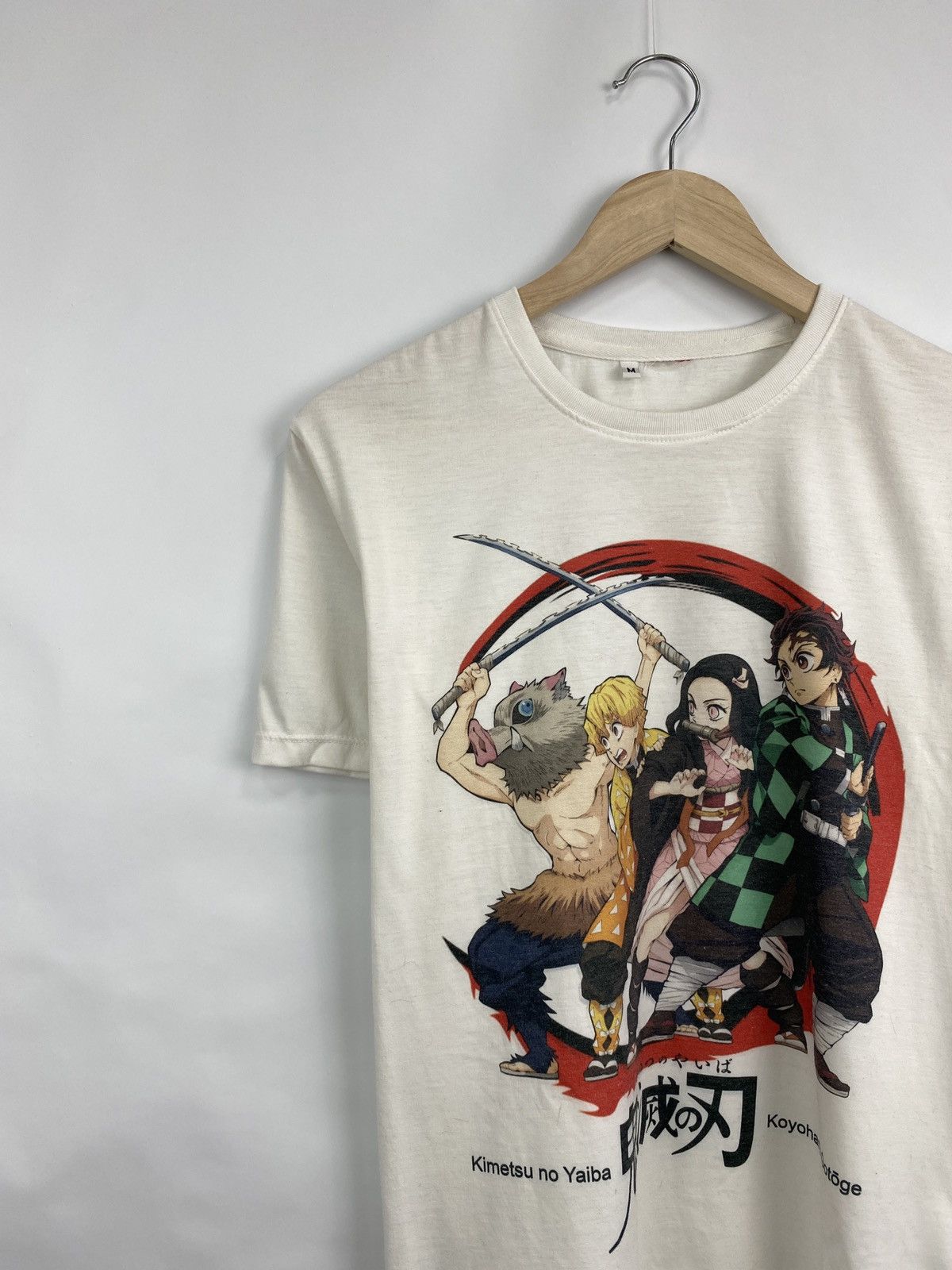 Anime Vintage Kimetsu No Yaiba T-shirt Rare Retro Hype Y2K Size US M / EU 48-50 / 2 - 2 Thumbnail