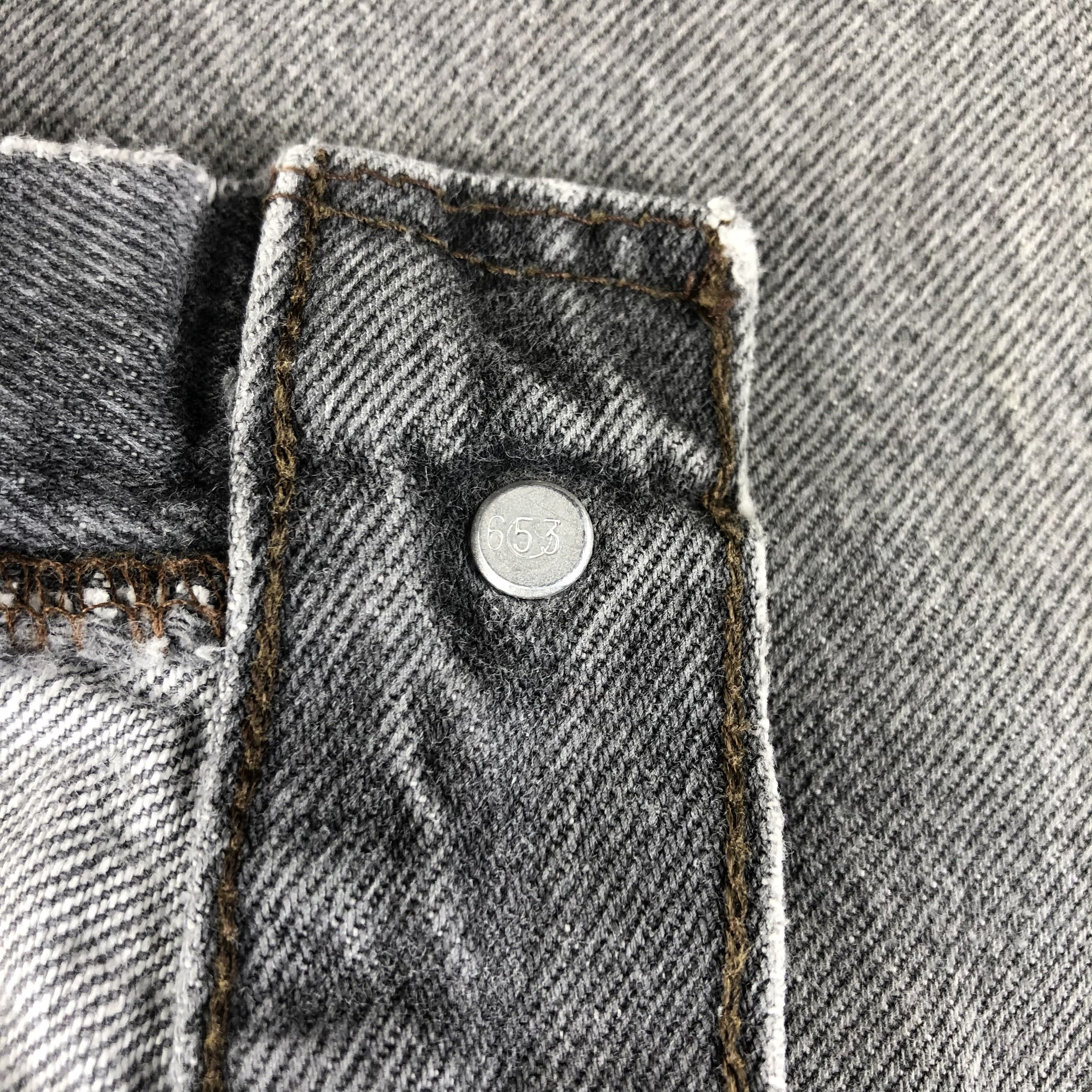 Levi's × Vintage Vintage 90s Faded Black Levis 501 Jeans-JM2279 Size US 34 / EU 50 - 11 Thumbnail