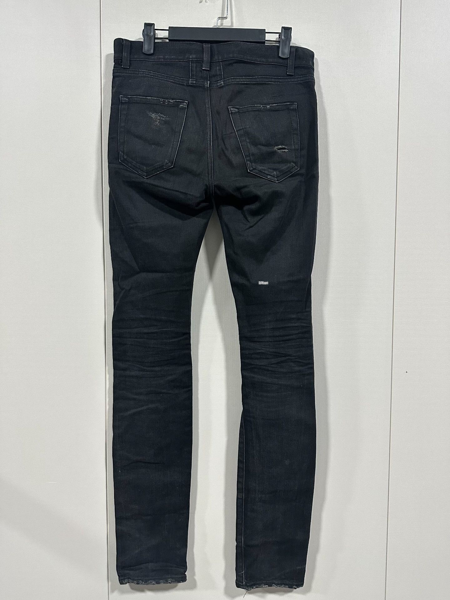 Saint Laurent Paris Saint Laurent SLP 15AW Black Skinny Jeans Size US 29 - 2 Thumbnail