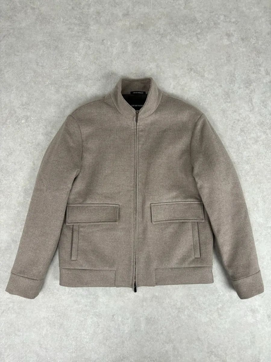Emporio Armani AW2021 Emporio Armani Classy Beige Wool Jacket Size US M / EU 48-50 / 2 - 1 Thumbnail