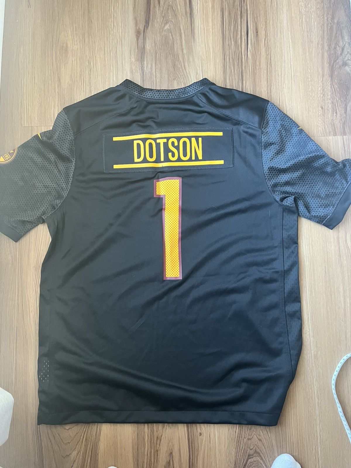 Nike Black Jahan Dotson Jersey Size US L / EU 52-54 / 3 - 1 Thumbnail